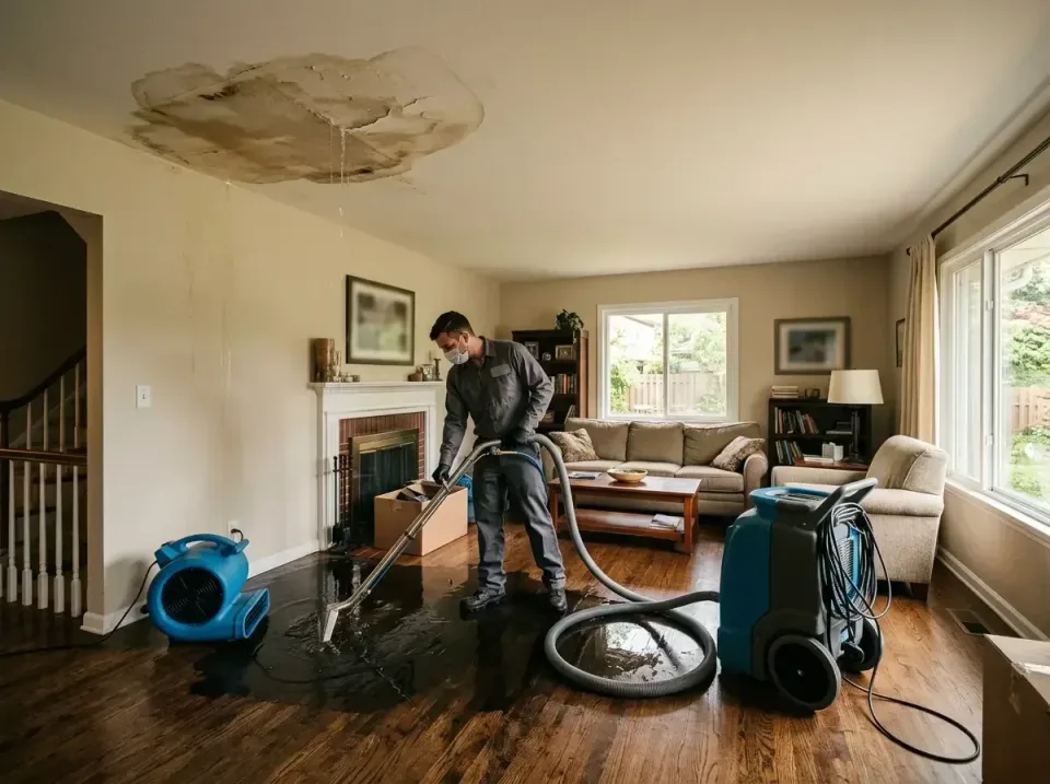 attic-pipe-burst-ceiling-drip-008 — frequently asked questions, Water Damage Restoration & Carpet Care in Rutherford, NJ